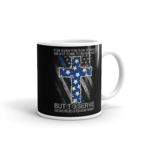 To Serve (Police Blue Line) Mug