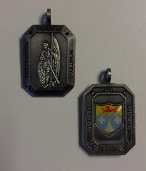 Saint Maurice Patron of Infantry Medal- 12th Infantry