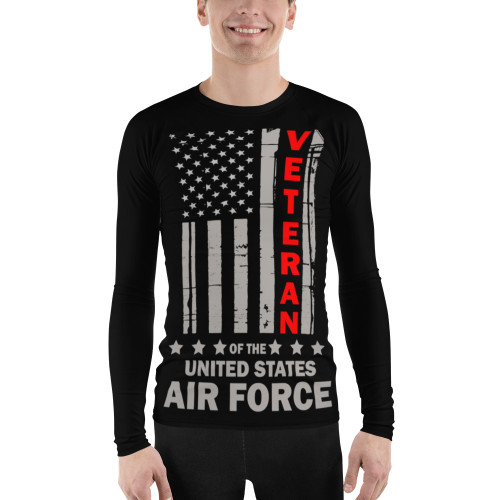 Veteran of the US Air Force Men's Rash Guard