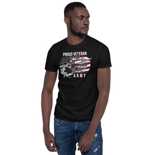 Proud Veteran of the U.S. Army Short-Sleeve Unisex T-Shirt (Option 2)