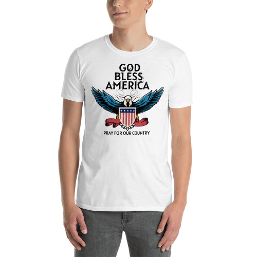 God Bless America (Pray) Short-Sleeve Unisex T-Shirt