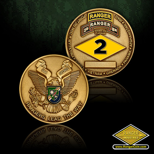 2D Ranger Battalion Challenge Coin
