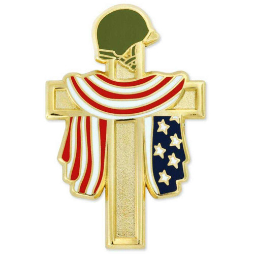Soldiers Cross Pin