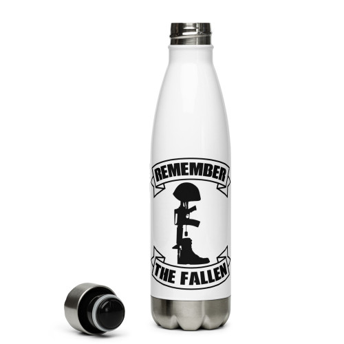 Remember the Fallen Stainless Steel Water Bottle