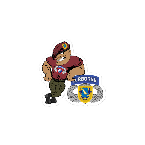1-504 Soldier Bubble-free sticker