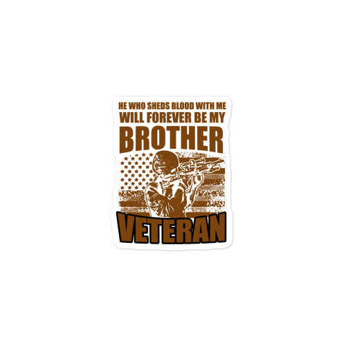 He Who Sheds Blood With Me (Veteran) Bubble-free sticker