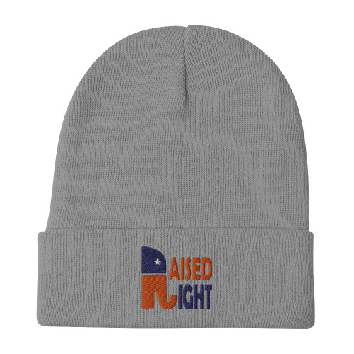 Raised Right Embroidered Beanie
