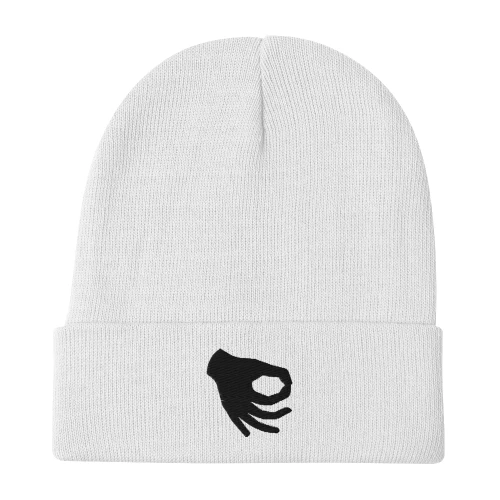 Circle Game Embroidered Beanie