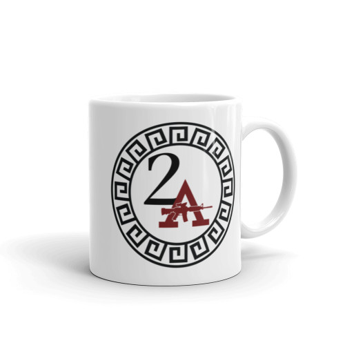 2A (Second Amendment) White glossy mug