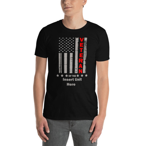 Custom Unit Veteran Short-Sleeve Unisex T-Shirt