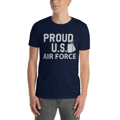 Proud US Airforce (Tags) Short-Sleeve Unisex T-Shirt