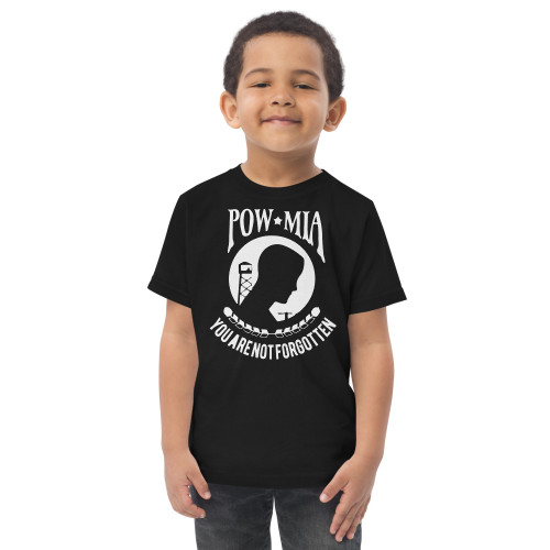 POW MIA Toddler jersey t-shirt