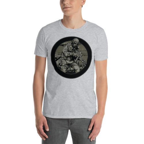 Gas Mask Veteran Short-Sleeve Unisex T-Shirt