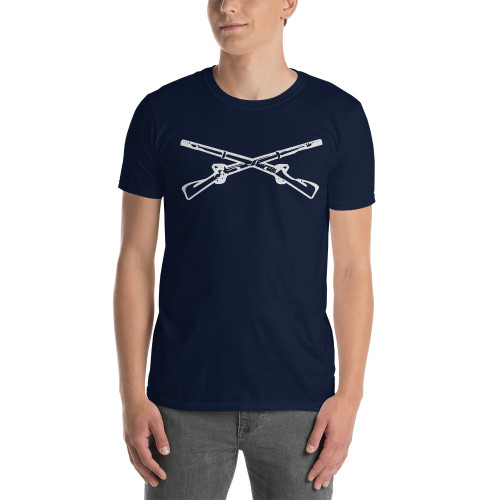 Cross Rifles (Infantry) Short-Sleeve Unisex T-Shirt