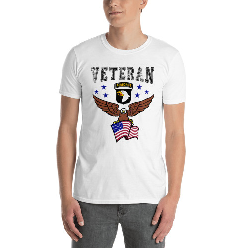 101st Airborne Veteran (American Eagle) Short-Sleeve Unisex T-Shirt