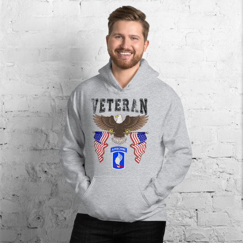 173rd Airborne Veteran (American Eagle 2) Unisex Hoodie