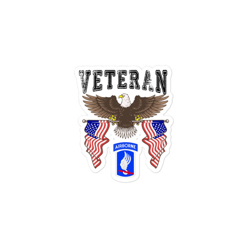 173rd Airborne Veteran (American Eagle 2) Bubble-free stickers