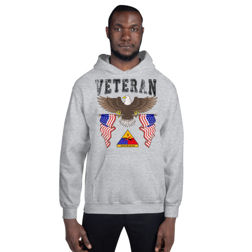 3rd Armored Division Veteran (American Eagle 2) Unisex Hoodie