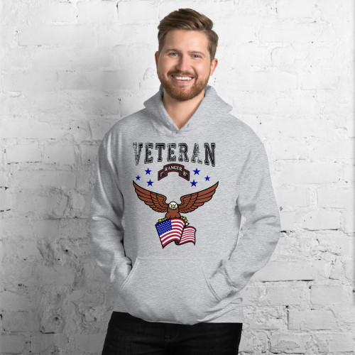 1st Ranger Veteran (American Eagle) Unisex Hoodie