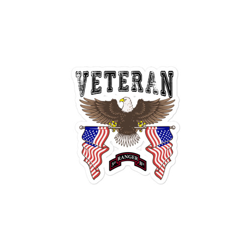 3rd Ranger Veteran (American Eagle 2) Bubble-free stickers