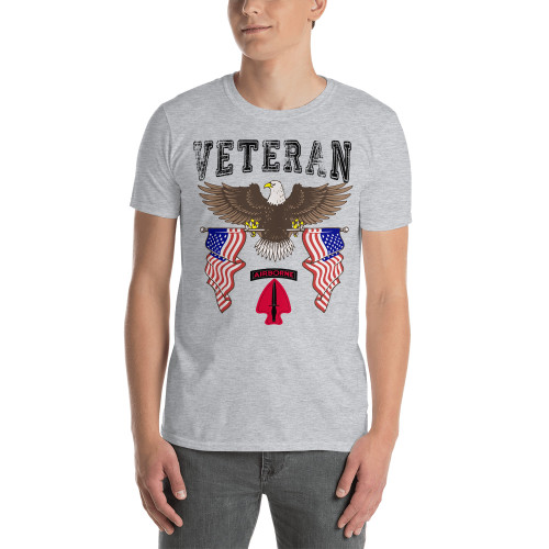 United States Army Special Operations Command (USASOC) Veteran (American Eagle 2) Short-Sleeve Unisex T-Shirt