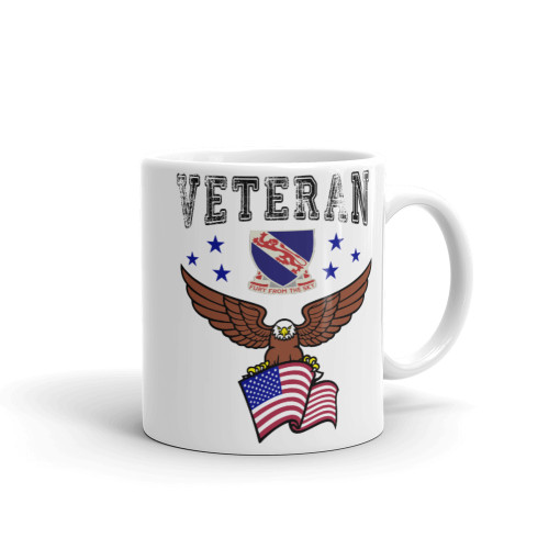 508 PIR Veteran (American Eagle) White glossy mug