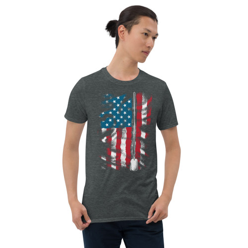 American Dog Tags Short-Sleeve Unisex T-Shirt