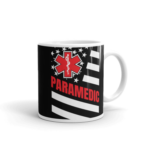 Paramedic (Version 6) White glossy mug