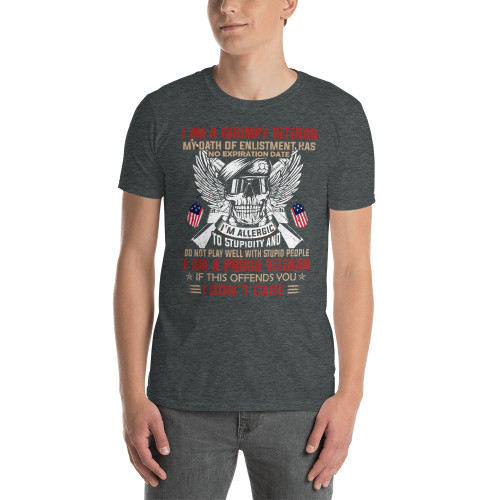 Grumpy Veteran Short-Sleeve Unisex T-Shirt