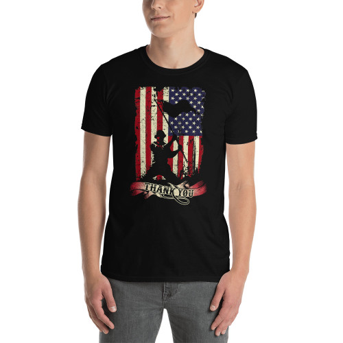 Thank You (FLAG) Short-Sleeve Unisex T-Shirt