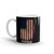 Air Force Veteran (Jet Flag) White glossy mug