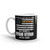 My Time in Uniform is Over (Vietnam Veteran) White glossy mug