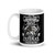 Only Two Defining Forces White glossy mug