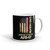 US ARMY Veteran (US Flag) White glossy mug