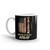 US ARMY Veteran (US Flag) White glossy mug