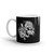Defend the 2nd Amendment (Skull) White glossy mug