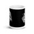 Defend the 2nd Amendment (Skull) White glossy mug