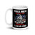 Free Men Do Not Ask Permission to Bear Arms White glossy mug