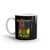 Gadsden / US Flag White glossy mug