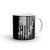 U.S. Rifle Flag White glossy mug
