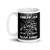 Right to Bear Arms (Approval Not Required) White glossy mug