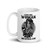 I Love One Woman and Several Guns White glossy mug