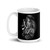 Girl with a Gun White glossy mug