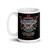2nd Amendment (No Surrender) White glossy mug