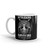 Intruders Will Be Shot White glossy mug