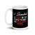2nd Amentment Text White glossy mug