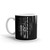 Black Rifles Matter White glossy mug