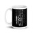 Black Rifles Matter White glossy mug