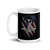 American Cowboy White glossy mug