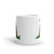 Gadsden Snake White glossy mug